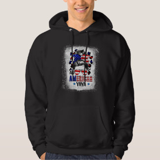 Veste À Capuche Tout Américain Yaya Bleached Leopard Patriotique J