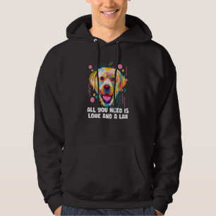 Veste À Capuche Tout ce dont vous avez besoin est d'amour et d'un 