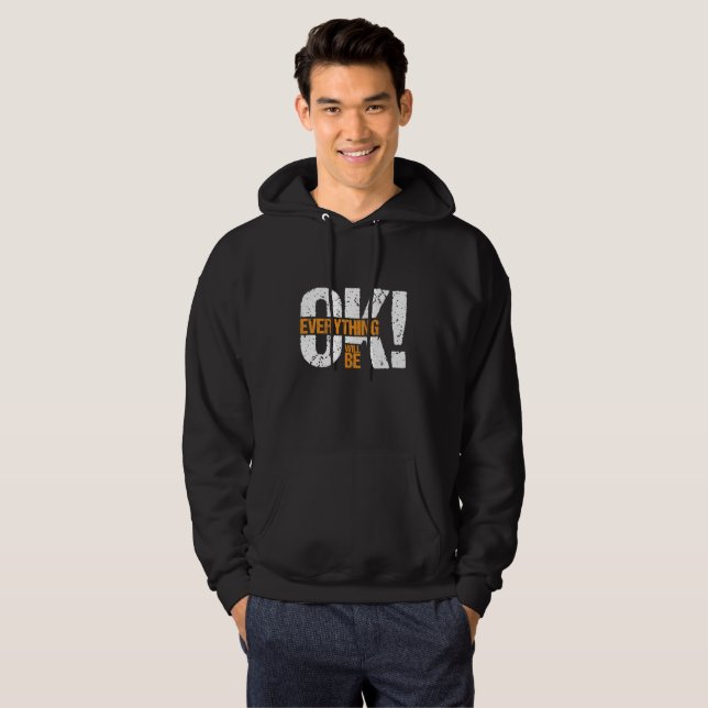 Veste À Capuche Tout ira bien (Devant entier)