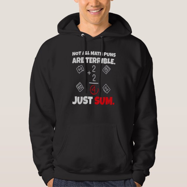 Veste À Capuche Toutes Les Blagues Sur Les Maths Ne Sont Pas Terri (Devant)
