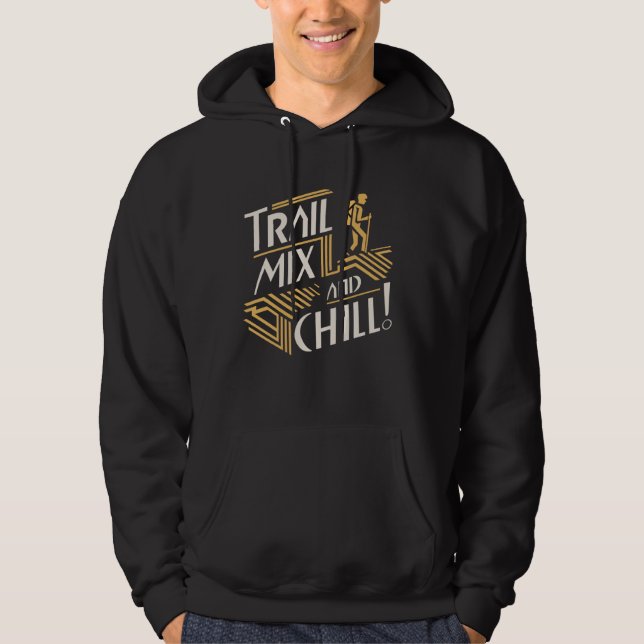 Veste À Capuche Tracé Et Randonnée Chill (Devant)