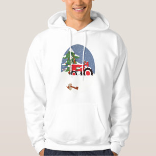 Veste À Capuche Tracteur pour Noël