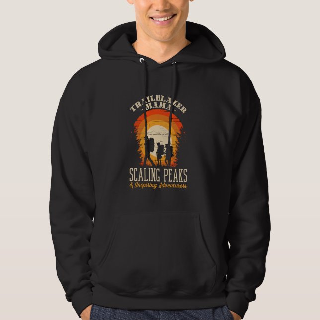 Veste À Capuche Trailblazer Mama Scaling Peaks & Inspirer Adventu (Devant)