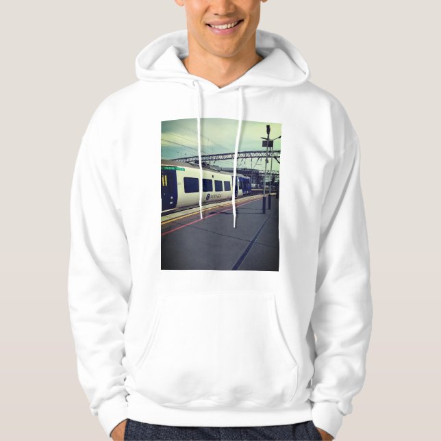 Veste À Capuche Train bleu et blanc (Devant)