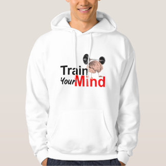Veste À Capuche Train Your Mind Motivational Brain Workout Design