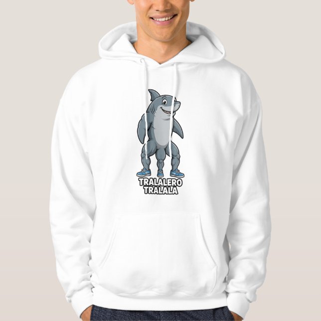 Veste À Capuche Tralalero Requin Mème (Devant)