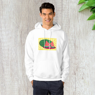 Veste À Capuche Tranches de pastèque estivales et Fleur tropicale