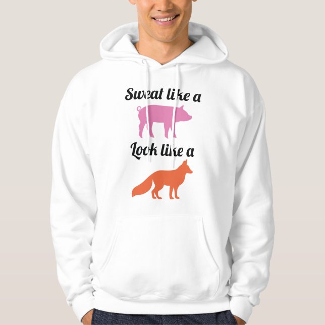 Veste À Capuche Transpirer comme un cochon (Devant)