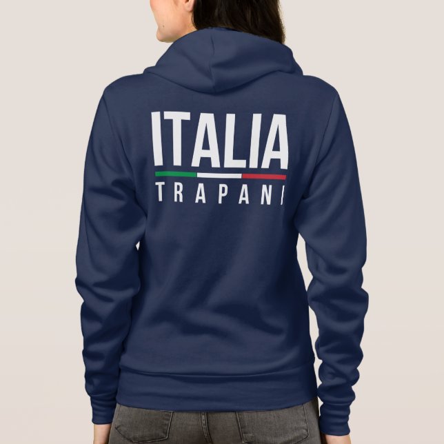 Veste À Capuche Trapani Italie (Dos)