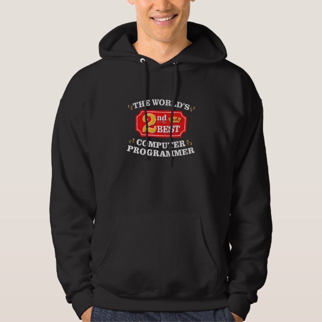 Veste À Capuche Travail d'appréciation du Geek du programmeur info (Devant)