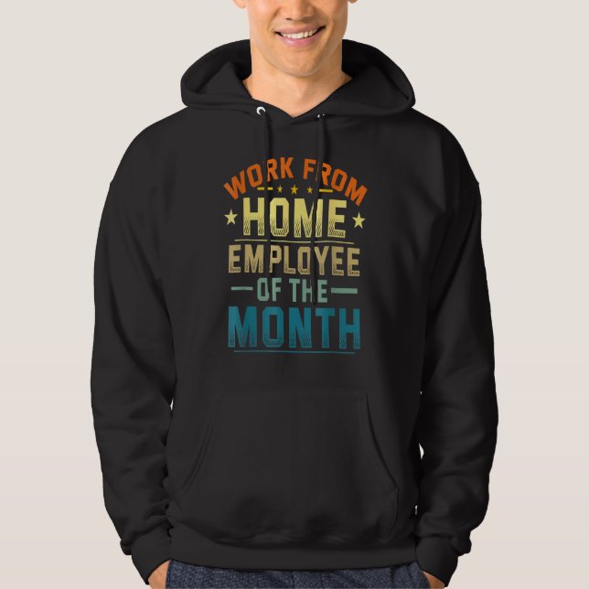 Veste À Capuche Travail De L'Employé À Domicile Du Mois Bureau À D (Devant)