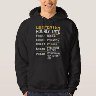 Veste À Capuche Travailleur du bois à taux horaire vintage