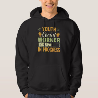Veste À Capuche Travailleur social de la jeunesse en formation  Tr