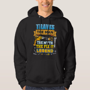 Veste À Capuche Travis Le Mythe Homme Fixez-Le Légende Fête des Pè