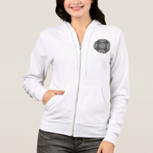 Veste À Capuche Trente-huit art de kaléidoscope du volume seize