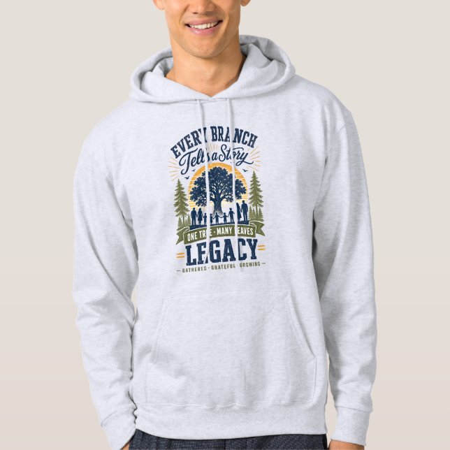 Veste À Capuche Très chaque branche raconte une histoire Arbre de  (Devant)