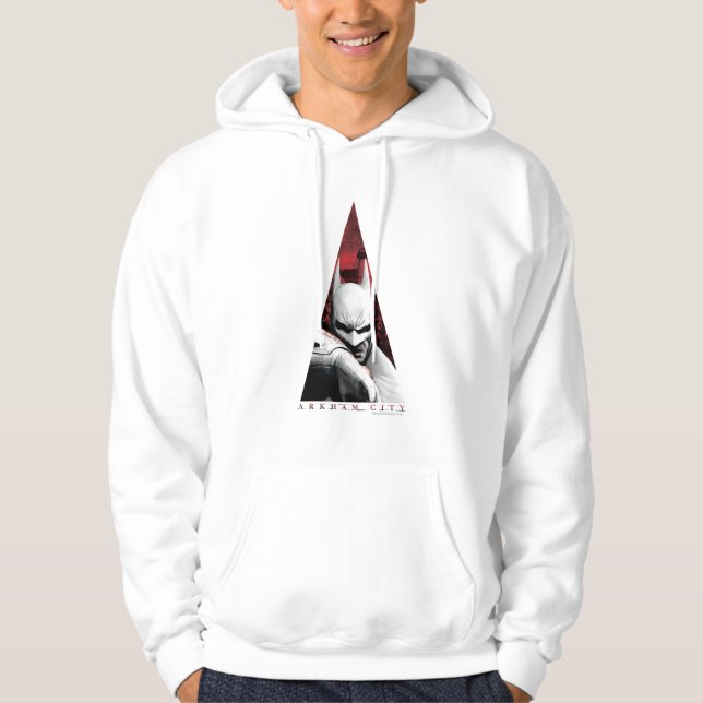 Veste À Capuche Triangle d'Arkham (Devant)
