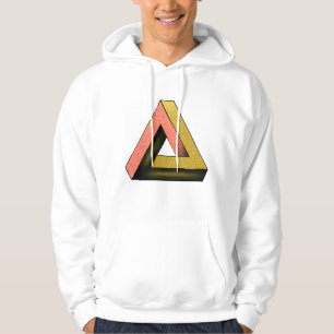 Veste À Capuche Triangle de Penrose, illusion d'optique