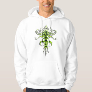 Veste À Capuche Tribal Tattoo Espèces Aliens 217 vert