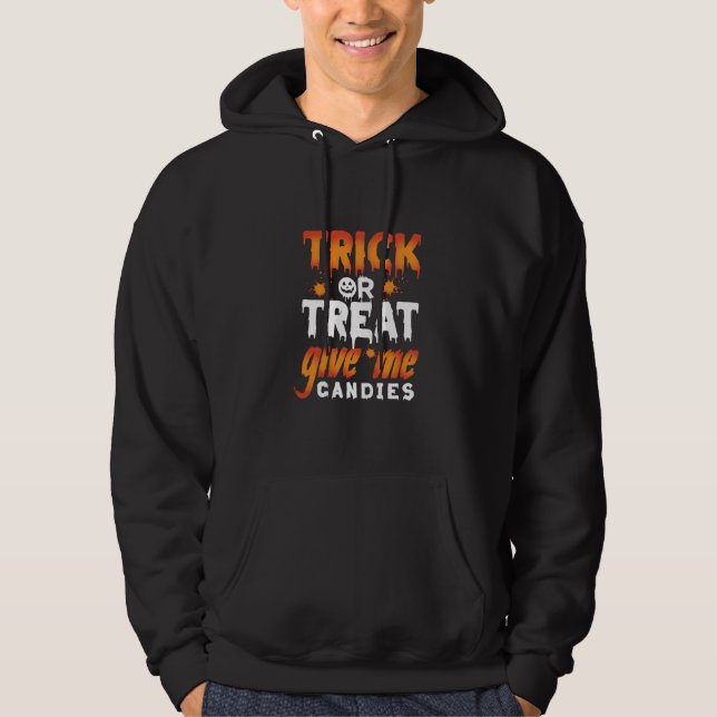 Veste À Capuche Trick d'Halloween (Devant)
