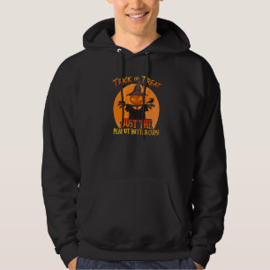 Veste À Capuche Trick Ou Traitez Juste Le Citrouille Coupes De Beu