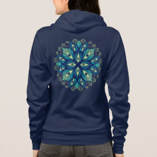 Veste À Capuche Trippy Psychedelic Eyes Floral Surreal Art