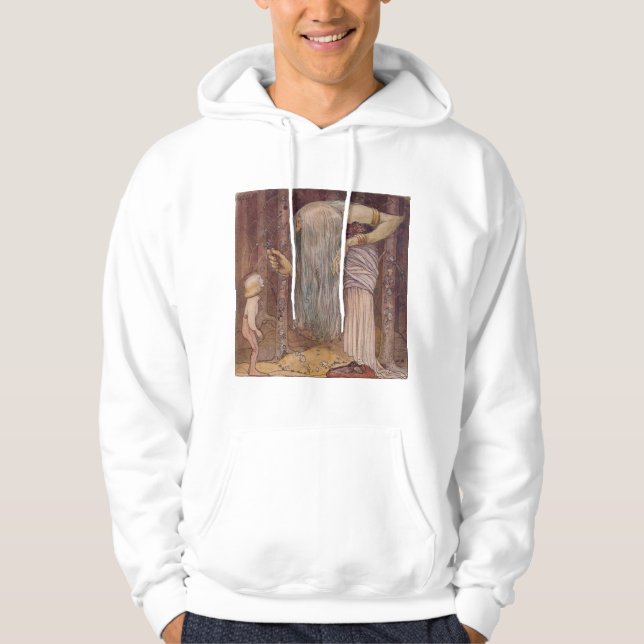 Veste À Capuche Troll Herb Par John Bauer (Devant)
