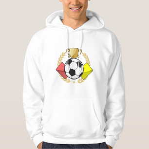 Veste À Capuche Trophée de football rouge et jaune