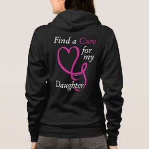 Veste À Capuche Trouver un remède/coeur/fille...Cancer du sein