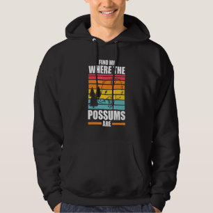 Veste À Capuche Trouvez-moi où sont les opossums Opossum Animal Op