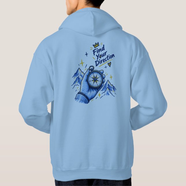 Veste À Capuche Trouvez votre direction (Dos)