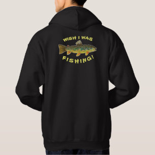 Veste À Capuche Truite Brown "J'aimerais pêcher"