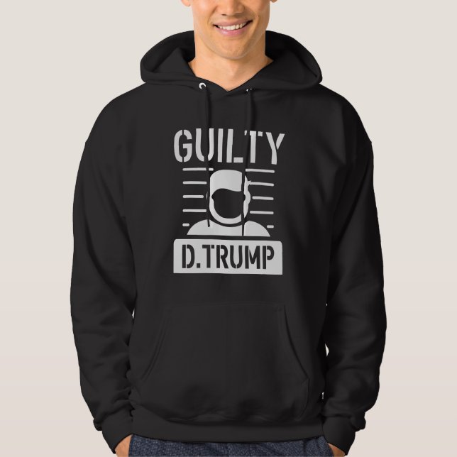 Veste À Capuche Trump coupable (Devant)