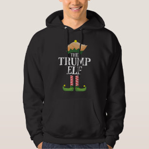 Veste À Capuche Trump Elf Matching Family Christmas Party Elfe
