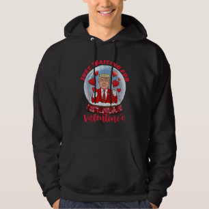 Veste À Capuche Trump ne fait qu'attendre les Valentines et Trump