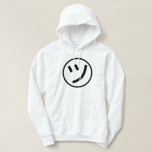 Veste À Capuche ㋡ Tsu Kana Katakana Smiling Emoji / Emoticon