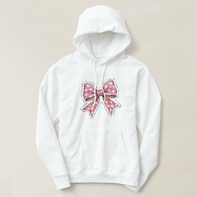 Veste À Capuche tu es digne tu es belle (Design devant)