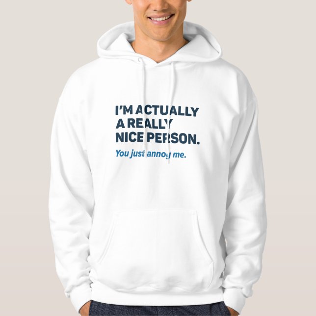 Veste À Capuche Tu M'Aimerais Juste (Devant)