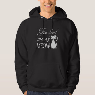 Veste À Capuche Tu m'as eu au miaou Propriétaire de chat