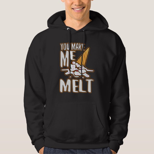 Veste À Capuche Tu me fais fondre  6 (Devant)