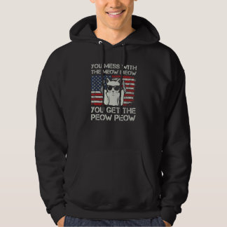 Veste À Capuche Tu T'amuses Avec Le Meow Meow Tu Obtiens Le Peow P