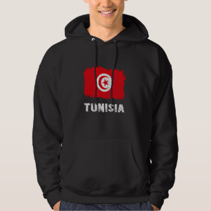 Veste À Capuche Tunisie Fierté tunisienne Drapeau tunisien vintage