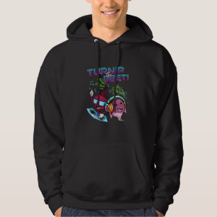Veste À Capuche Turnip La Beet Vegan Funny Vegetable Musique Pun