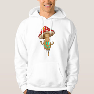 Veste À Capuche Turquoise Yeux mignon Champignons Sweatshirt à cap