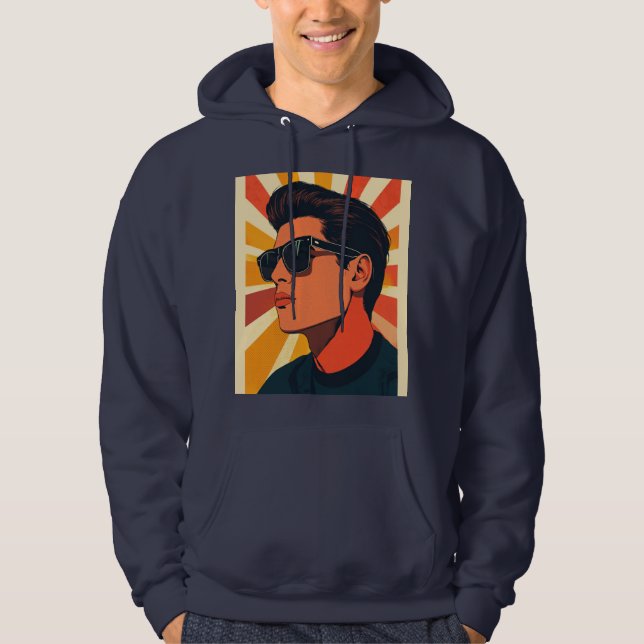 Veste À Capuche Type Cool Rétro (Devant)