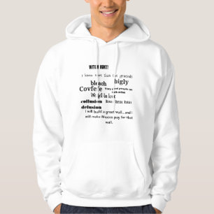 Veste À Capuche Typographie Cloud de Trump Word