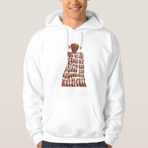 Veste À Capuche Typographie de la cascade au chocolat Willy Wonka