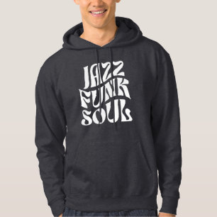 Veste À Capuche Typographie Jazz Funk Soul