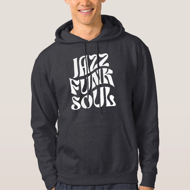 Veste À Capuche Typographie Jazz Funk Soul (Devant)