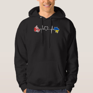 Veste À Capuche Ukrainien drapeau canadien Ukraine Canada
